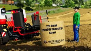 125 Round Bales STRAW Capacity 20000L v1.0 FS22