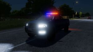 2017 Pickup Police v2.0 FS22 [Download Now]