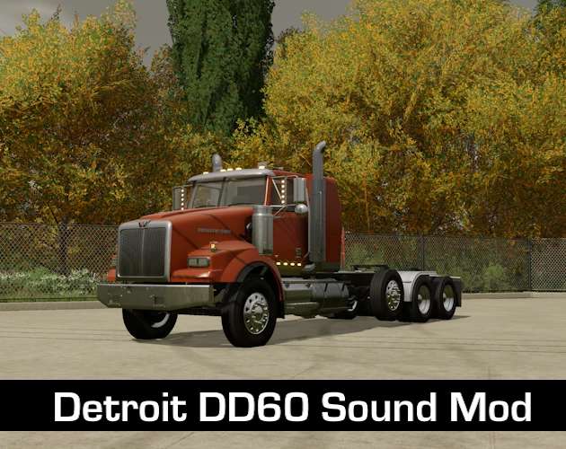 Detroit Diesel DD60 Series Sound Mod v1.0 FS22 [Download Now]