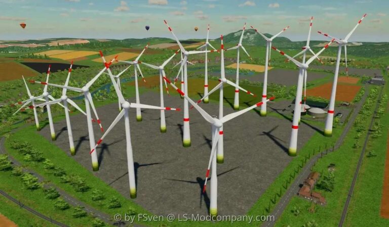 Enercon EP2 Windkraftanlagen v2.0 FS22 [Download Now]