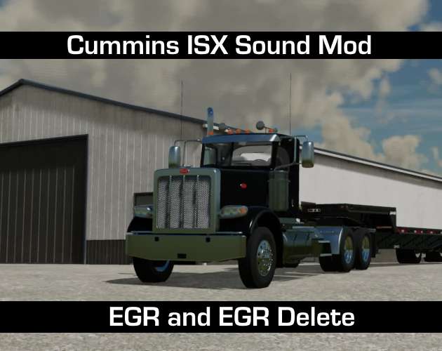 Cummins ISX Sound Mod v1.0 FS22 [Download Now]