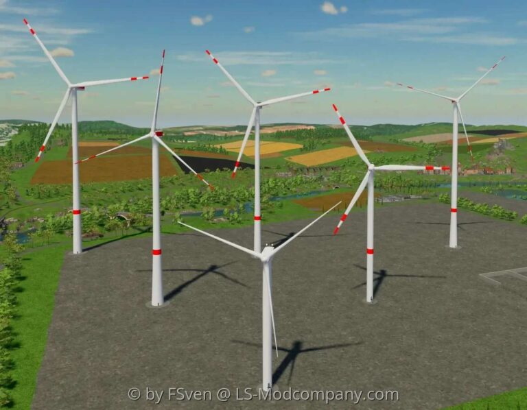 General Electric Windturbines v2.0 FS22 [Download Now]