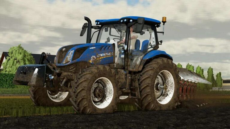 New Holland T6 Tier 4B v1.0.1.1 FS22 [Download Now]