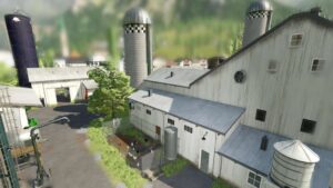 USA White Farm Buildingpack v1.0 FS22 [Download Now]