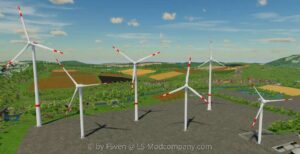 Vensys Windturbines v2.0 FS22 [Download Now]