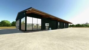 Contractor garage as Bale and Pallet Storage v1.0 FS22 [Download Now]