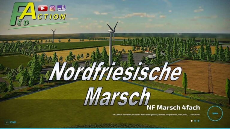 NF Marsch Map v3.2 FS22 [Download Now]