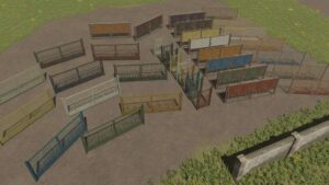 Pack Of Fences v1.0 FS22 [Download Now]