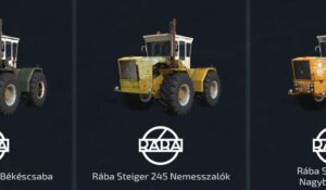 Raba Steiger pack v1.0 FS22 [Download Now]