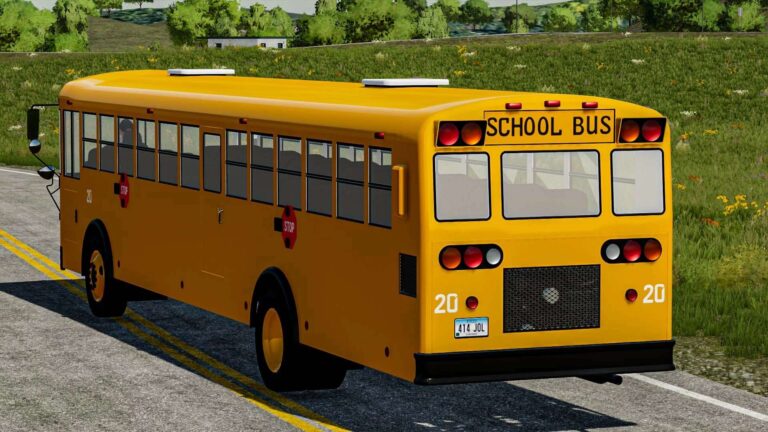 School Bus v1.0 FS22 [Download Now]