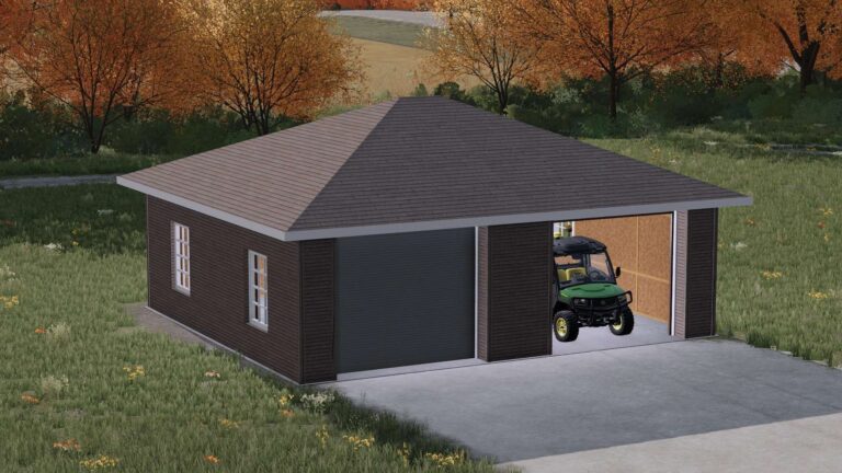 Small House Garage FIXED v1.0.1 FS22 [Download Now]