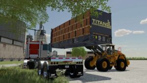 Titan Flat Rack Containers v1.0 FS22 [Download Now]