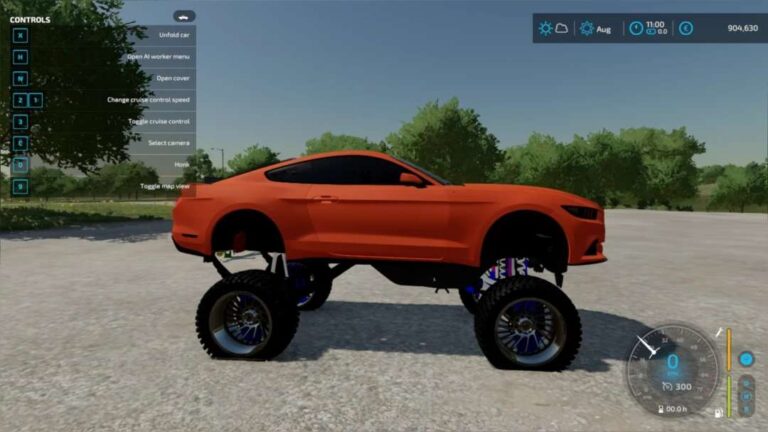 2018 Ford Mustang Lifted v1.0 FS22 [Download Now]