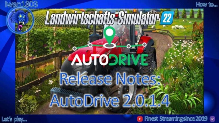 AutoDrive v2.0.1.4 FS22 [Download Now]