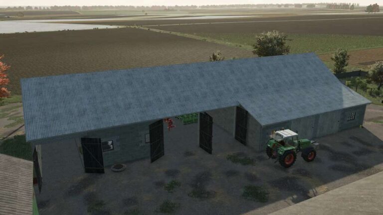 Barn With Cowshed v1.0 FS22 [Download Now]