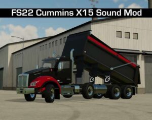 Cummins X15 Sound Mod v1.0 FS22 [Download Now]