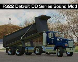 Detroit DD Series Sound Mod v1.0 FS22 [Download Now]