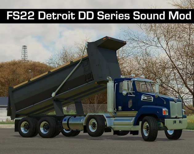 Detroit DD Series Sound Mod v1.0 FS22 [Download Now]