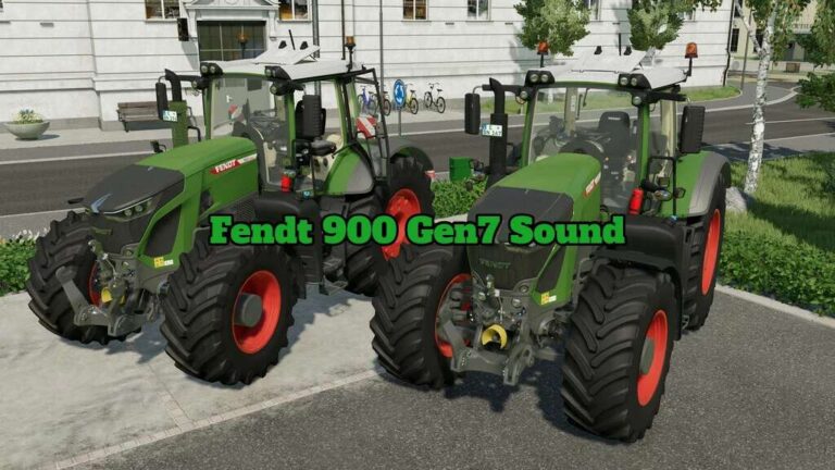 Fendt 900 Gen7 Sound v1.0.3 FS22 [Download Now]