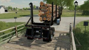 LIZARD LOG TRAILER 45FT v1.0 FS22 [Download Now]