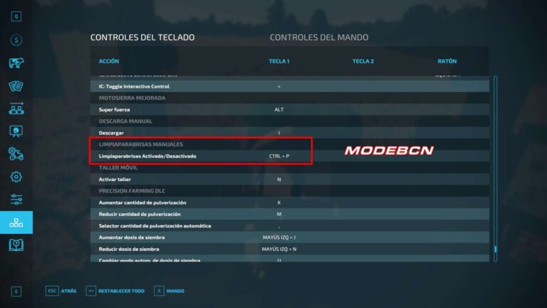Manual Wipers VERSION EN ESPANOL v1.0.0.1 FS22 [Download Now]