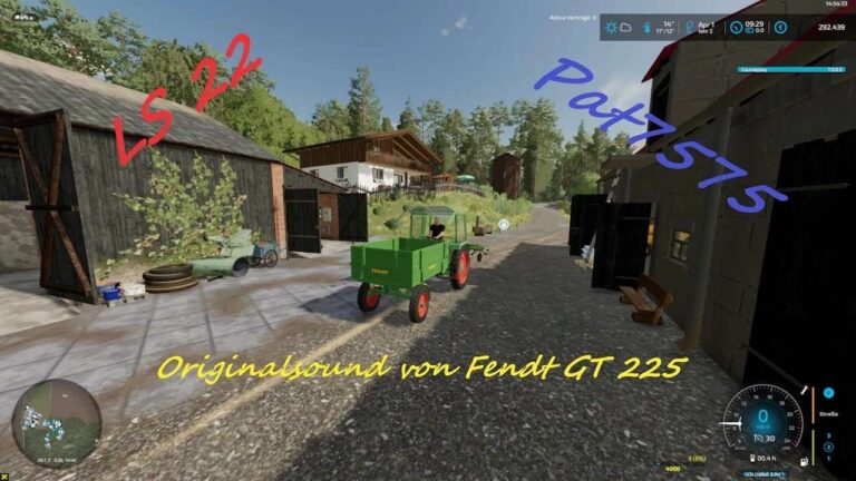 Realistic Sound Fendt 225 GT v1.0 FS22 [Download Now]