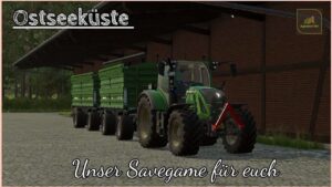 Savegame Ostseeküste TeamagrarhofMV v1.0.2 FS22 [Download Now]