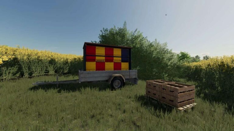 Small beehive trailer v1.0 FS22 [Download Now]