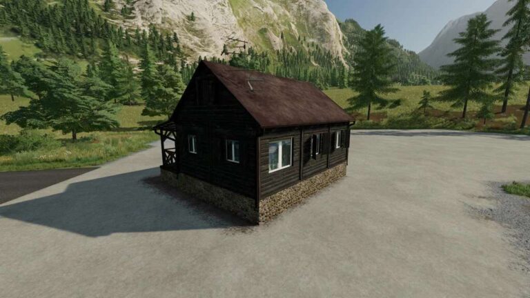 Small Wooden House v1.0 FS22 [Download Now]