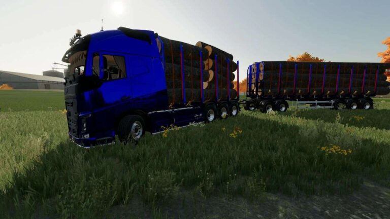 Volvo FH16 wood with autoload v1.0 FS22 [Download Now]