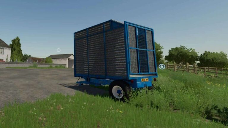 Crooks Single Axle Silage Trailer v1.2 FS22 [Download Now]