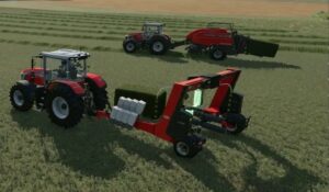 Kuhn SW4014 Hesston Wrapper v1.0 FS22 [Download Now]