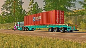 Lodeking 53′ Flatbed v1.0 FS22 [Download Now]