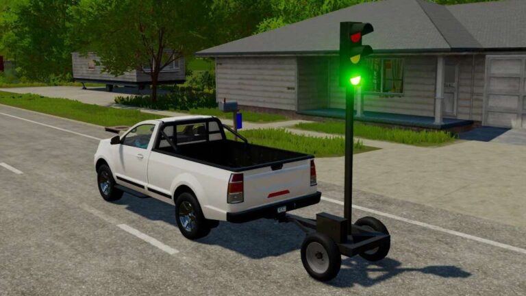 Mobile Traffic Light (Functional) v1.2 FS22 [Download Now]