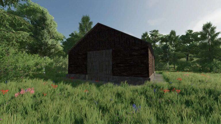 Wooden Barn v1.0 FS22 [Download Now]