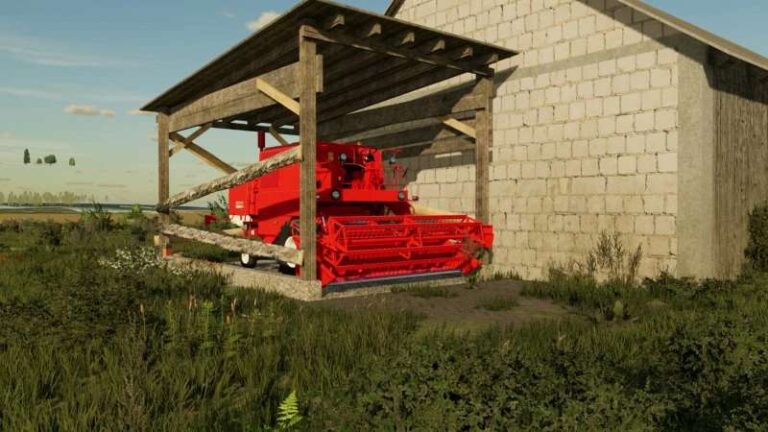 Wooden Shed For Combines v1.0 FS22 [Download Now]