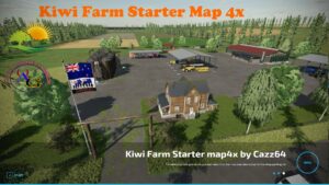 Kiwi Farm Starter Map 4x V2.0 FS22 [Download Now]