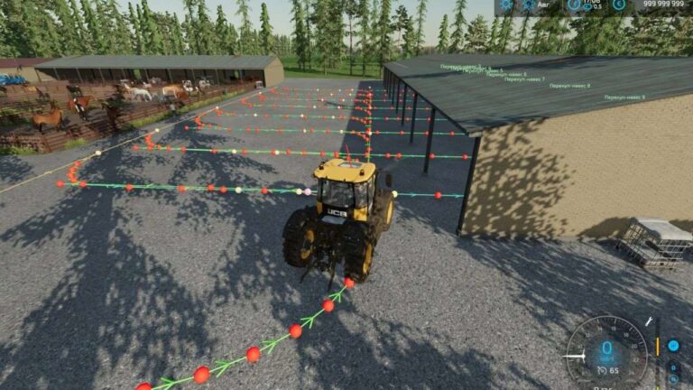 Autodrive route network for Kiwi Farm map v1.0 FS22 [Download Now]