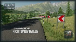 Direction Signs v1.0 FS22 [Download Now]