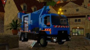 Renault D14 PEMP 15m with workshop v1.0 FS22 [Download Now]