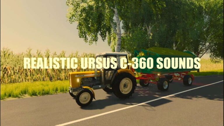 Ursus C360 Realistic Sounds (Prefab) v1.0 FS22 [Download Now]