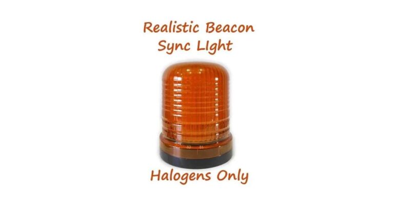 Beacon Light Realistic Sync v1.0 FS22 [Download Now]