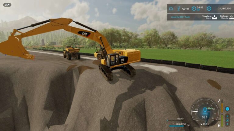 CAT 390F 7 Tooth Bucket v1.0 FS22 [Download Now]