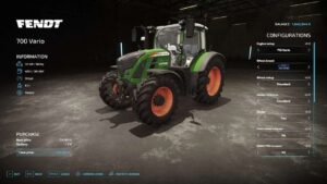 Fendt 700 Vario De Meerwaarde v1.1 FS22 [Download Now]