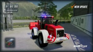 Fire Brigade Wheel Loader v1.1 FS22 [Download Now]