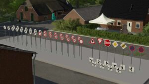 German Traffic Signs (Prefab) v1.0.0.1 FS22 [Download Now]