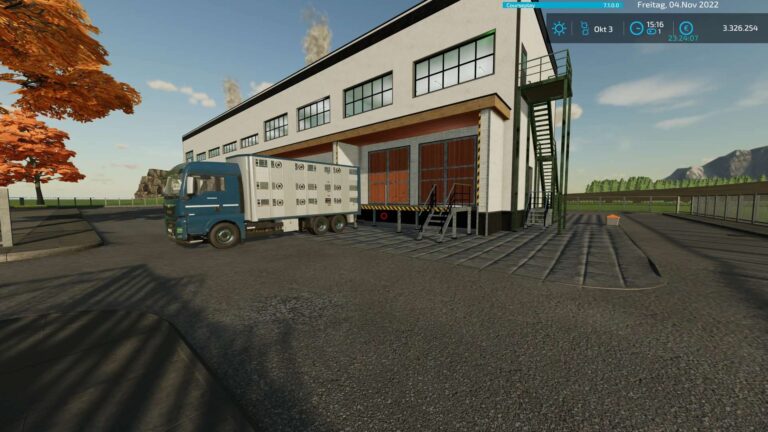 Slaughterhouse and canteen v1.1 FS22 [Download Now]