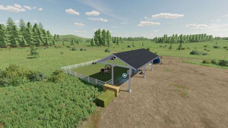 Small Horse Barn v1.0 FS22 [Download Now]