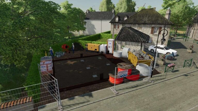The Old Stream Farm Public Works v1.0 FS22 [Download Now]