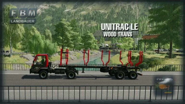Unitrac WoodTrans LE v1.1 FS22 [Download Now]